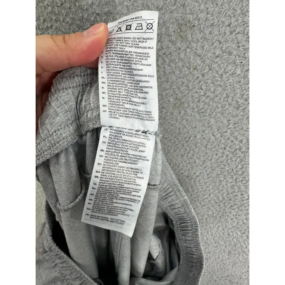 Adidas‎ Jogger Sweatpants Mens 2XL Gray Logo Lightweight Gym Outdoors Gorpcore